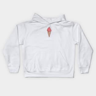 Strange ice cream Kids Hoodie